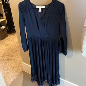 Navy liquorish cocktail dress